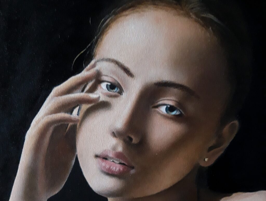 Casta diva - quadro del pittore artista phipsiart